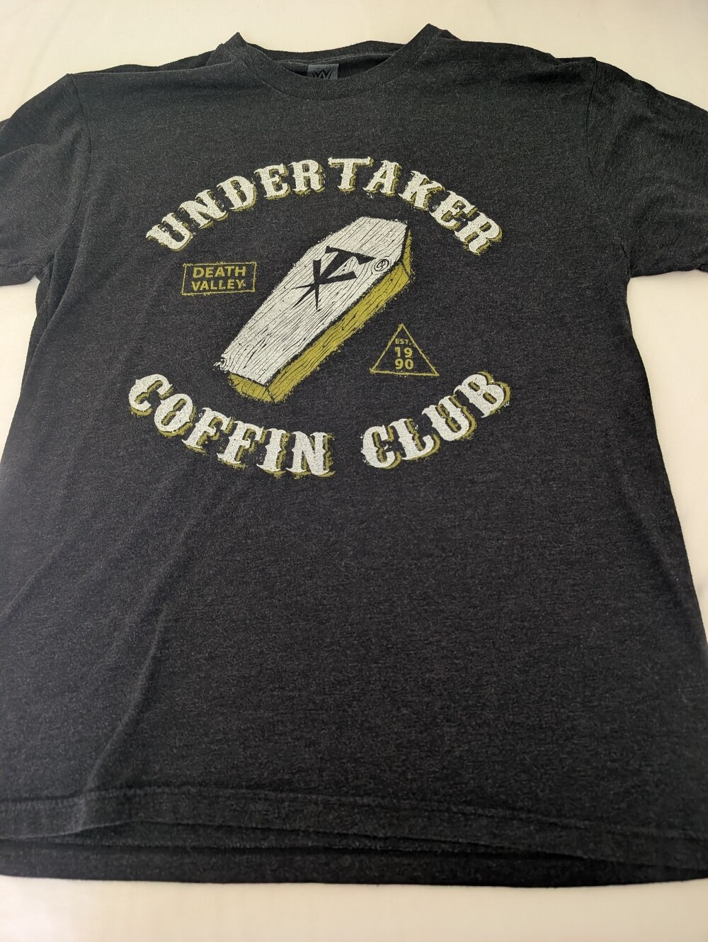 WWE Authentic Wear The Undertaker Coffin Club Est 1990 Death Valley Large